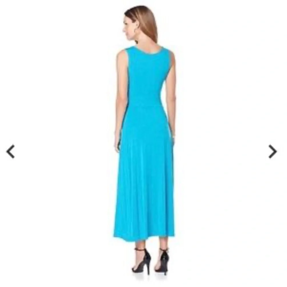 Liz Lange, sleeveless turquoise dress..... - Picture 12 of 12